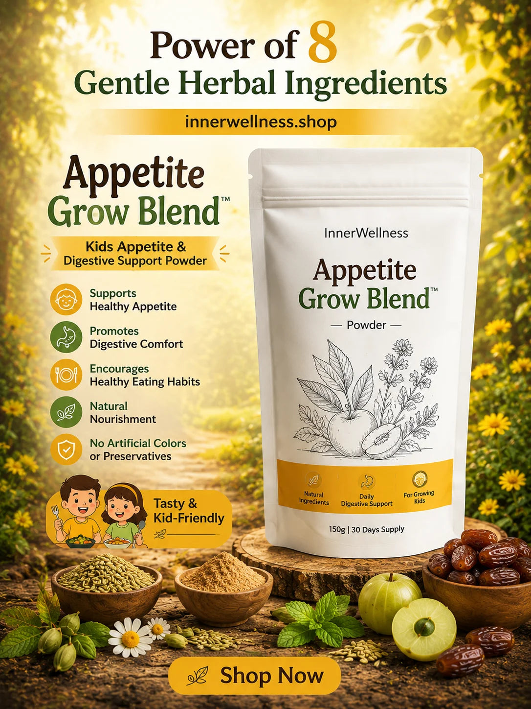Kids Appetite & Digestive Support Powder