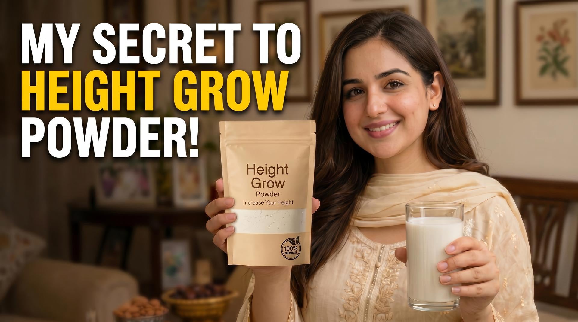 Height Powder (for Bone & Growth Support)